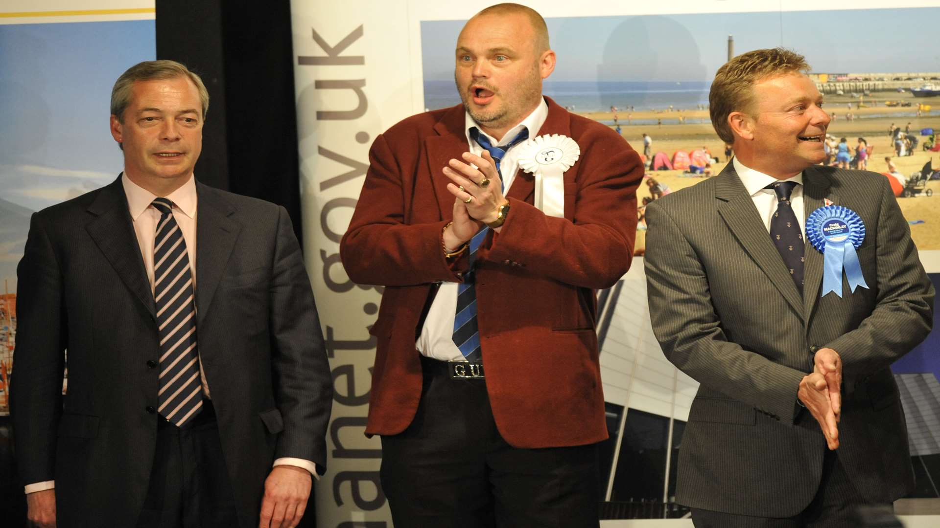 The moment Craig Mackinlay won the South Thanet seat
