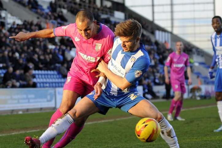 Craig Fagan made his seventh Gillingham appearance at the weekend Picture: Barry Goodwin