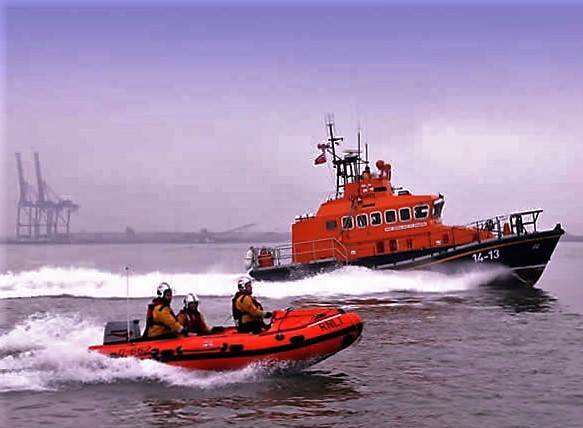 Sheerness lifeboats in action. Picture: RNLI