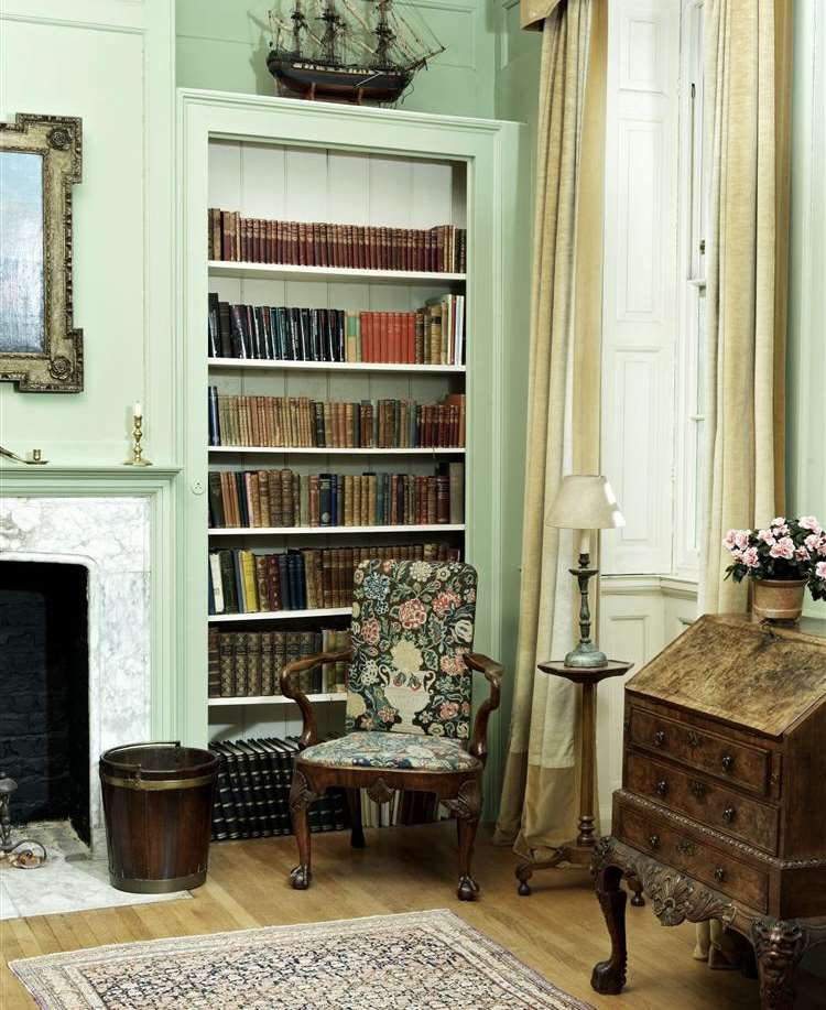 Interior of the historic country house near Canterbury going up for sale along with all its contents