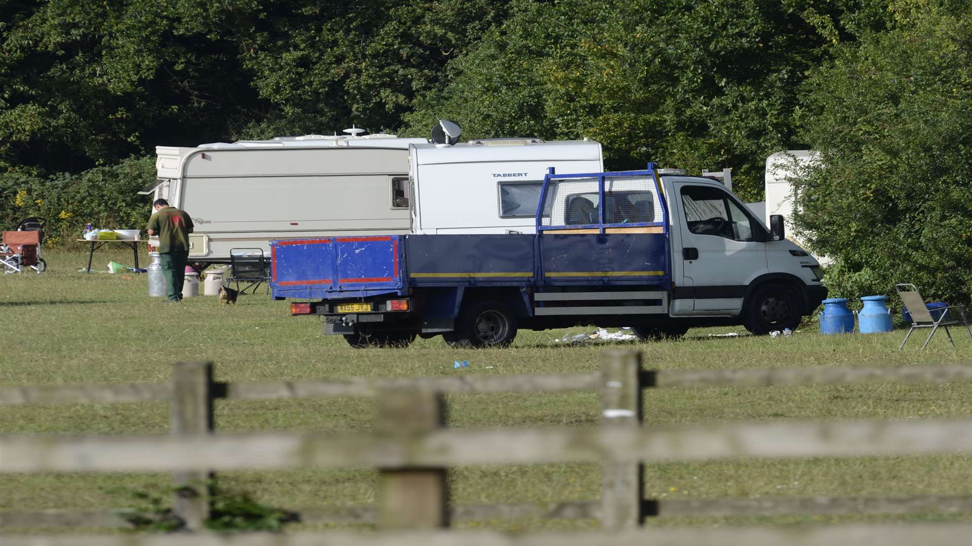 Caravans have been banned from the site. Picture: Gary Browne