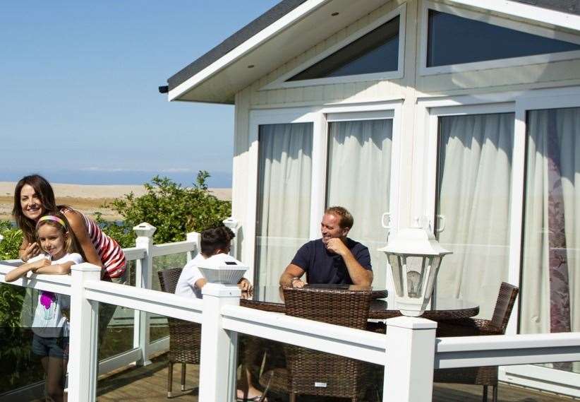 The caravans at Chesil Vista are all modern and luxurious