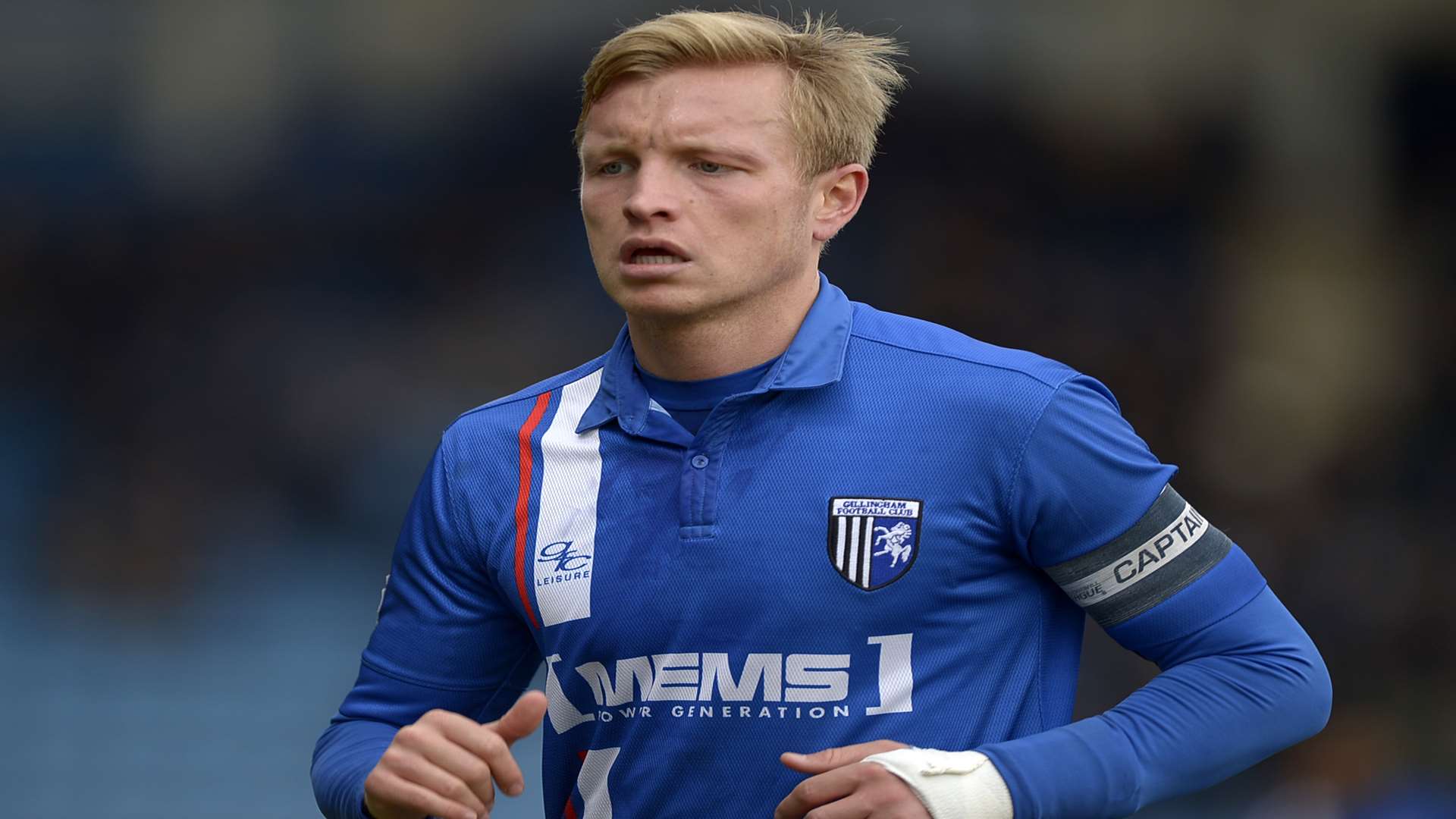 Josh Wright wore the captain's armband against Chesterfield. Picture: Barry Goodwin