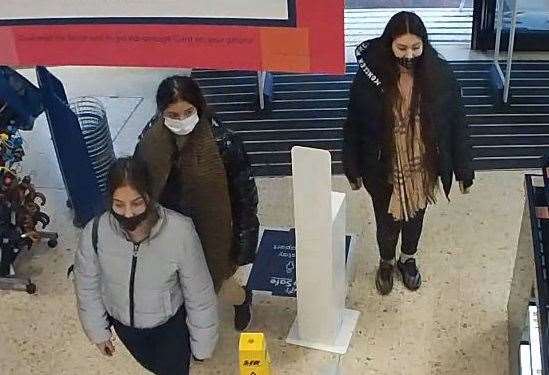 Police want to speak to these women. Picture: Kent Police