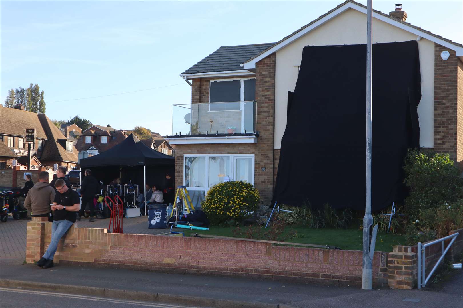 This house on The Leas at Minster is featured in the latest series of the BBC drama Silent Witness although the address was changed to Markham Avenue, Southbay