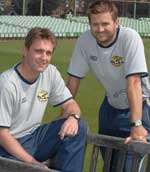 Brad Robinson's (left) work will complement that of first team physio Nimmo Reid