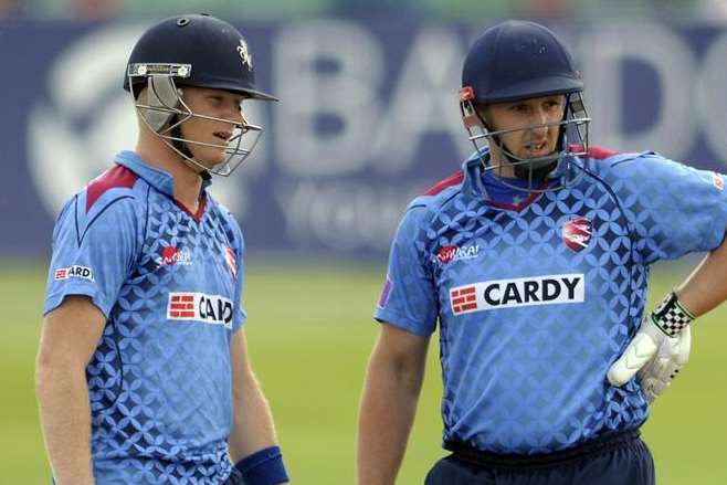 Sam Billings, left, and James Tredwell Picture: Barry Goodwin