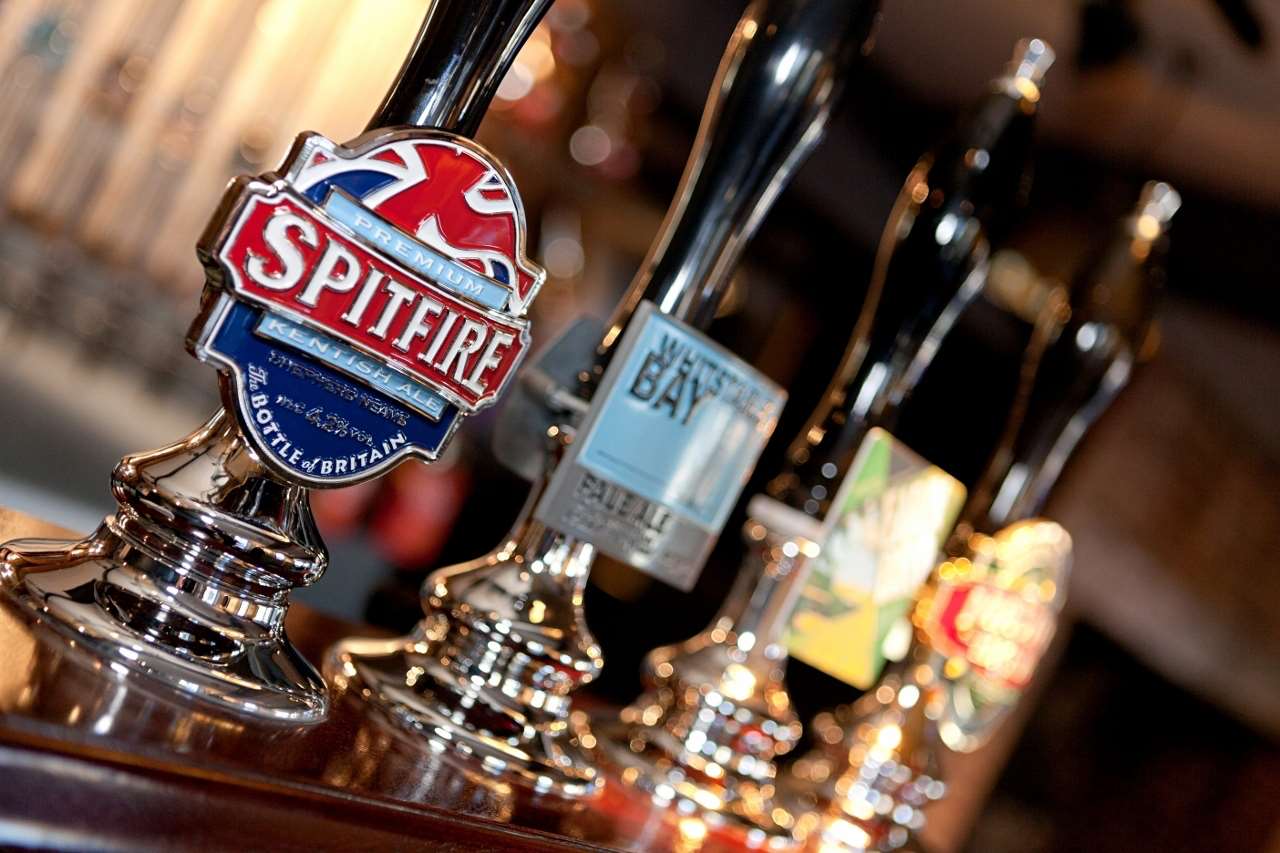 Shepherd Neame brews its own beers like Spitfire and other companies' lagers under licence like Asahi
