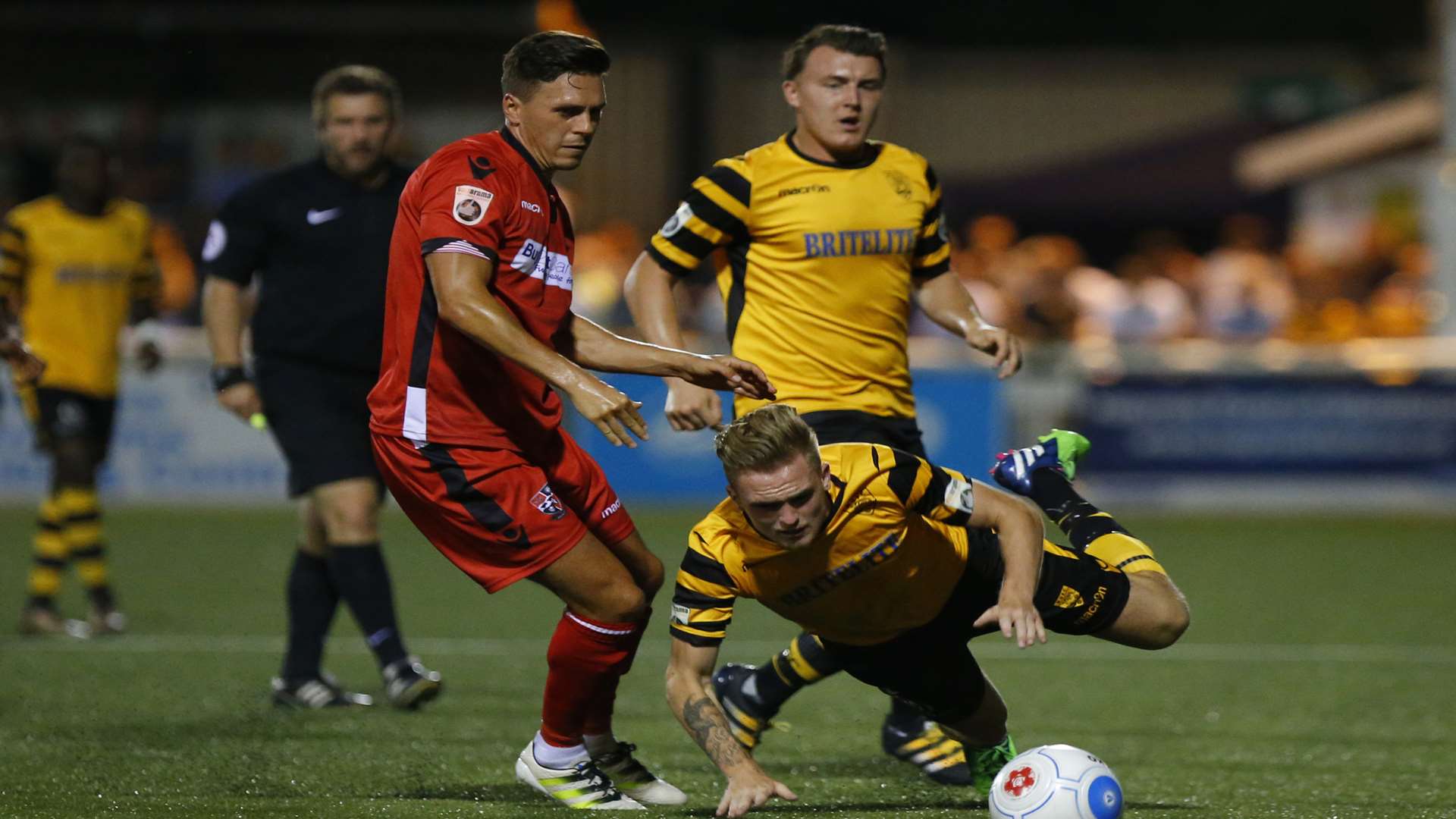 Jay Saunders described Maidstone's display against Bromley on Tuesday as their worst of the season Picture: Andy Jones