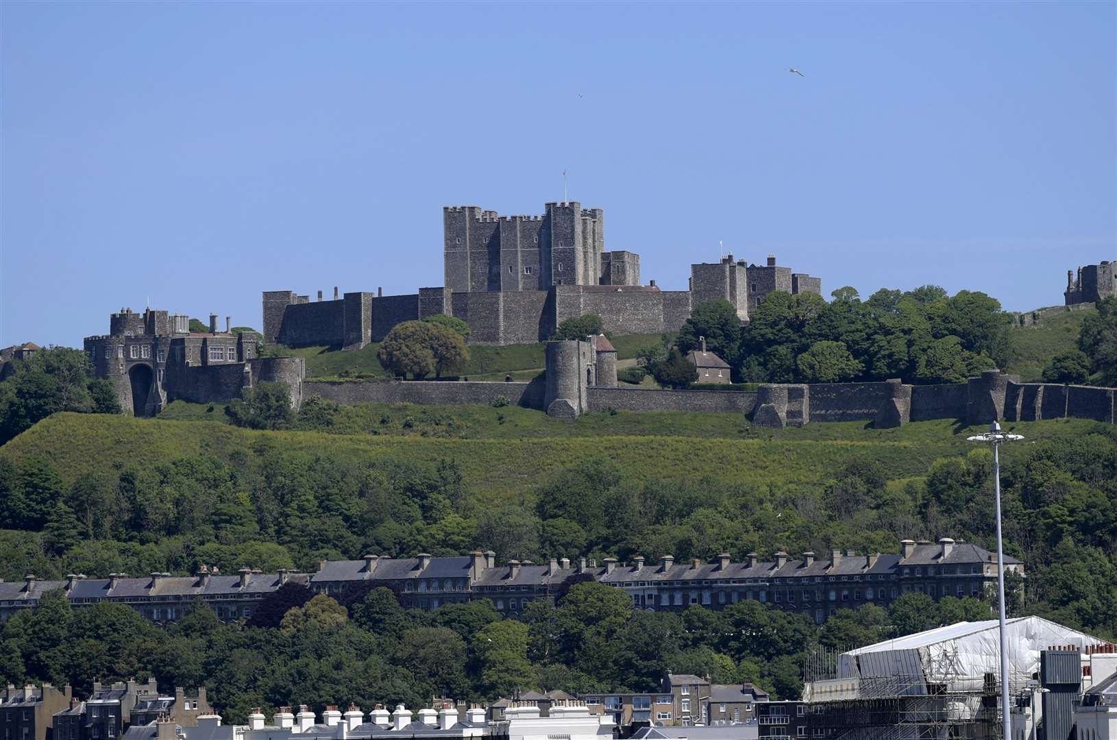 The imposing Dover Castle was built by the Normans in the years after the 1066 invasion
