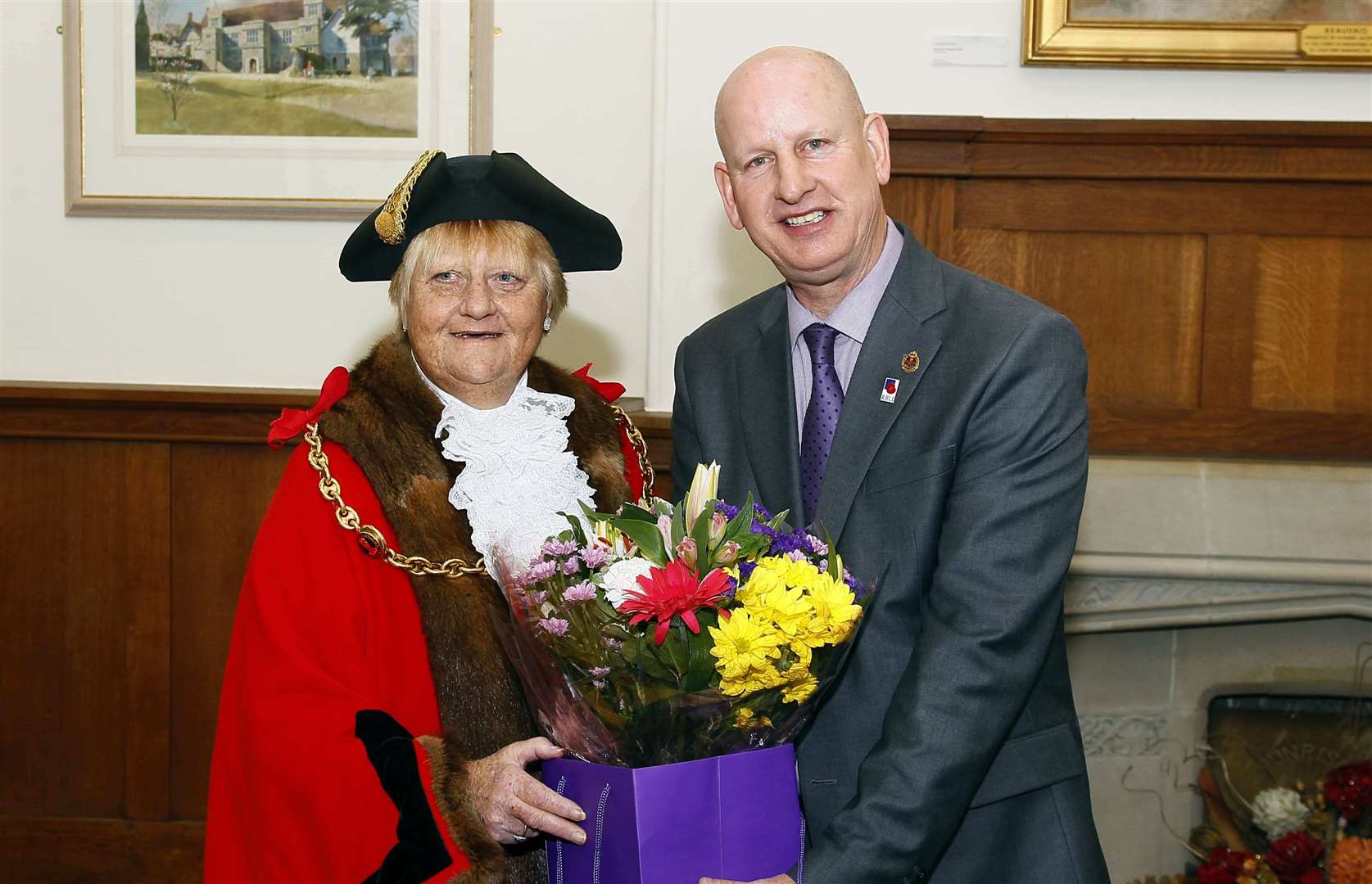 Marion Ring taking over as Mayor from Cllr Dave Naghi in 2019