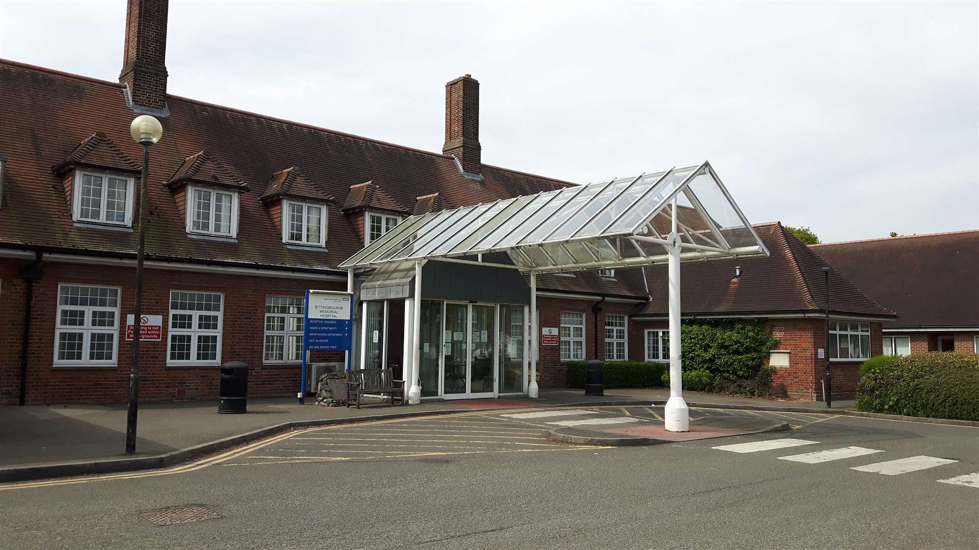 Sittingbourne Memorial Hospital in Bell Road
