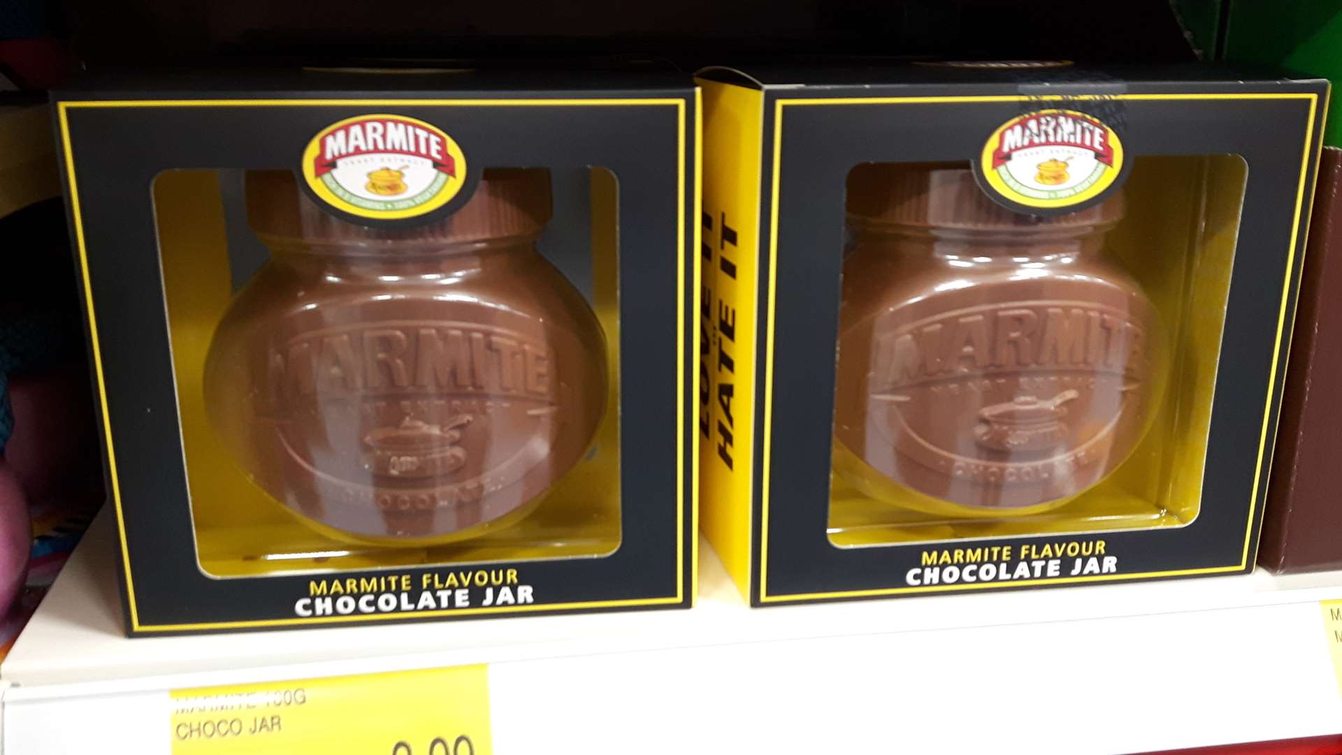 Tesco might be running out of Marmite, but B&M has Marmite flavour chocolate.