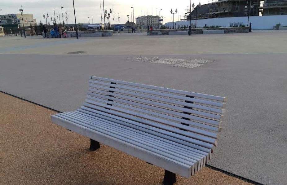 Kelly's memorial bench. Picture: Sam Lennon