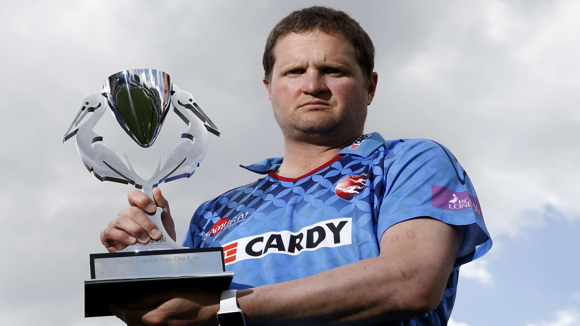 Rob Key with the Royal London One-Day Cup. Picture: Action Images/Andrew Couldridge