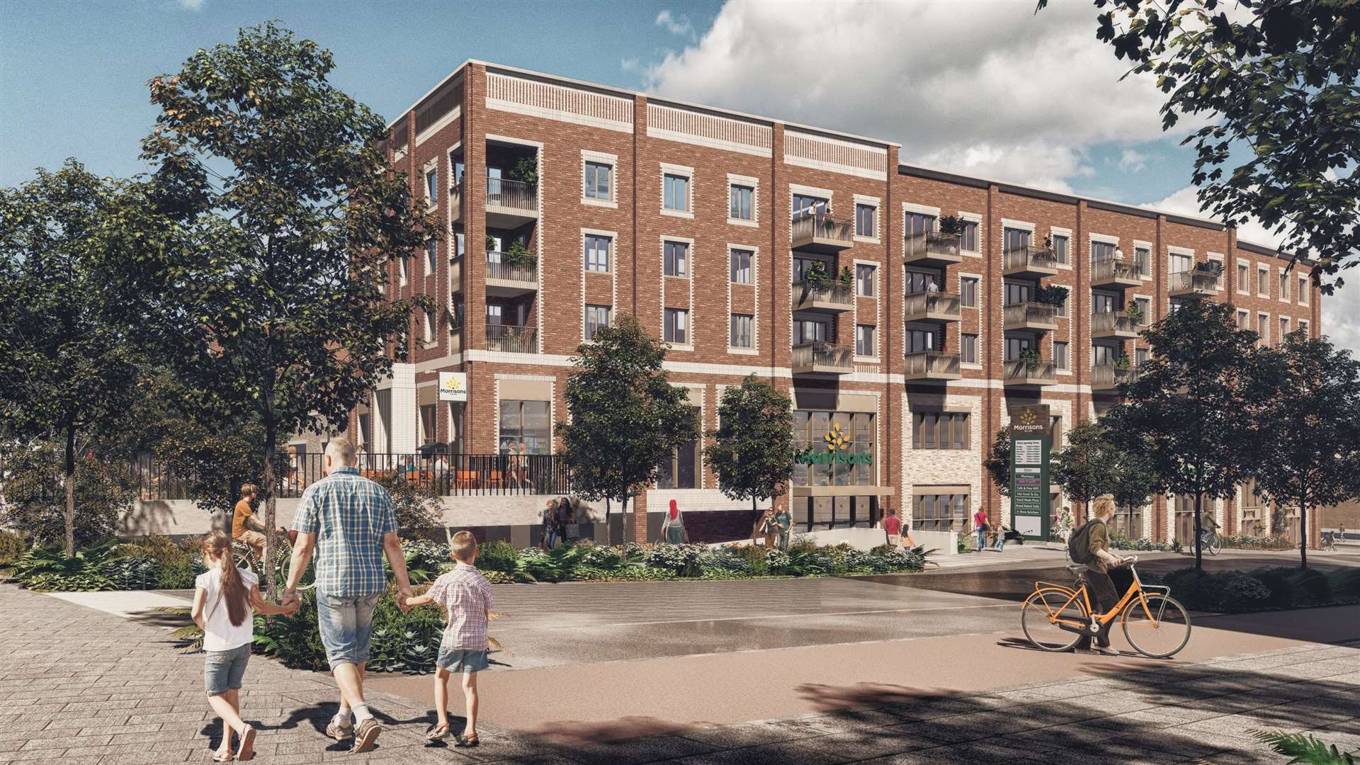 Henley Developments has been granted permission for a Morrisons supermarket, a gym, nursery and 83 homes at the Alkerden Village in Ebbsfleet Garden City. Picture: Henley