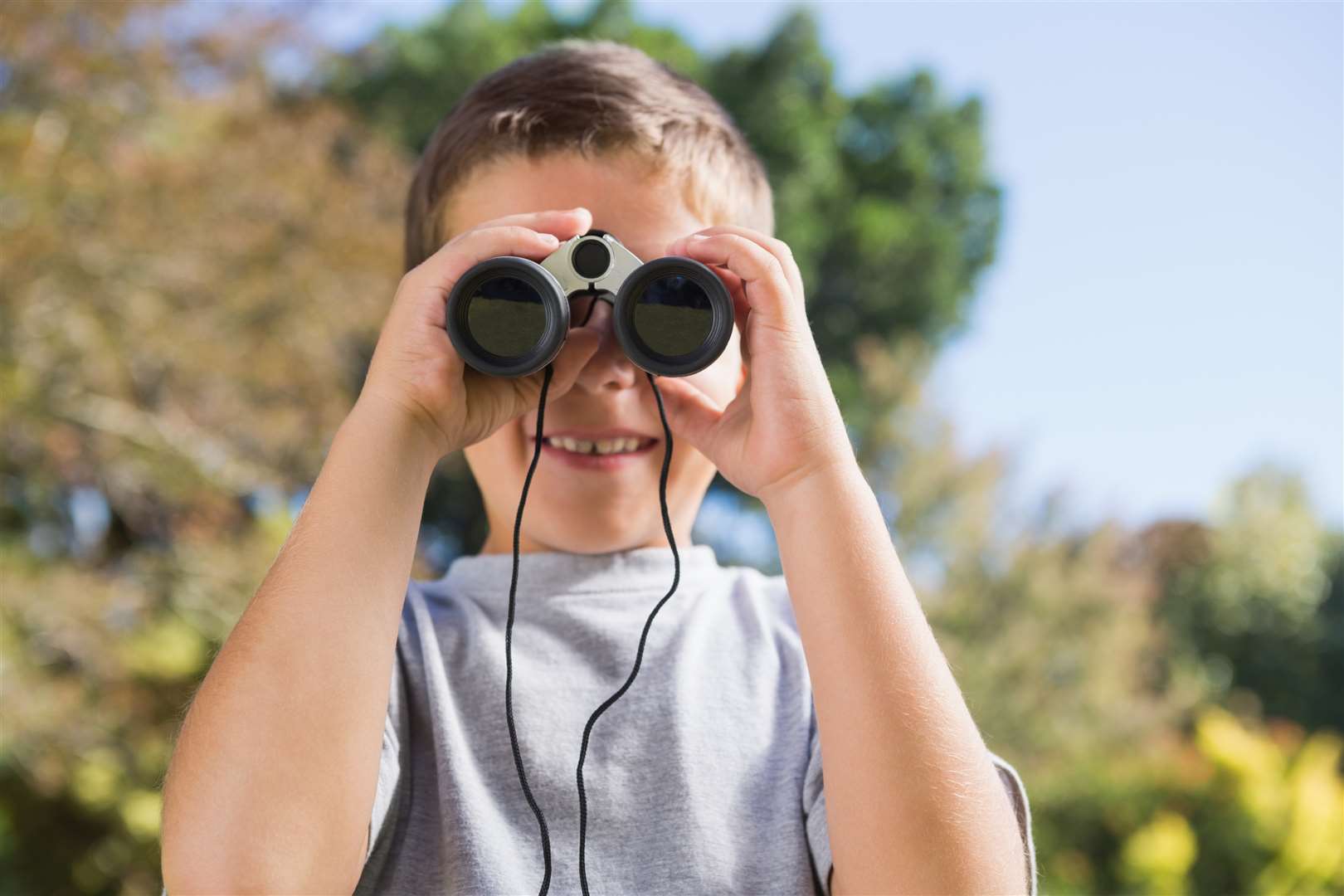 Binoculars - and knowledge - are provided