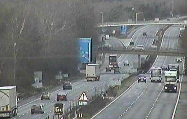 Junctions 8 and 9 have reopened on the M20. Picture: National Highways