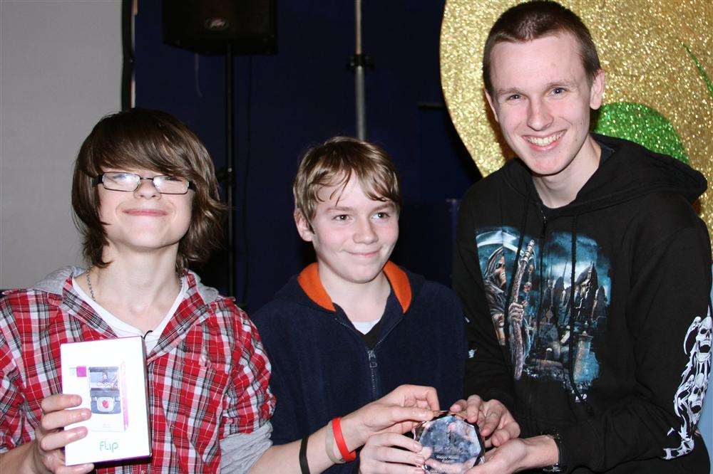 2012 Junior Award winners Jerome Patrick, Ben Norris and Ryan Edwards