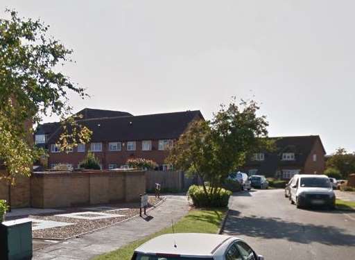The attack happened in Knights Manor Way, Temple Hill. Picture: Google.