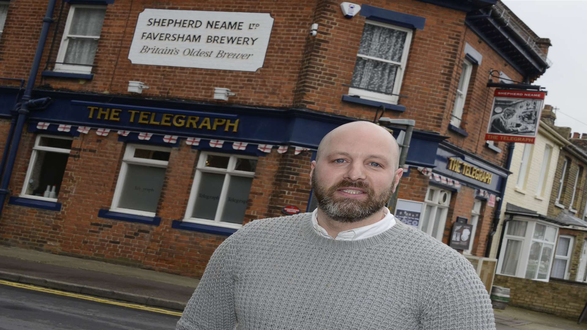 The Telegraph's new landlord Lee Johnston is running the pub with partner Lara Wilde