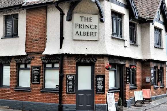 The Prince Albert pub in Whitstable