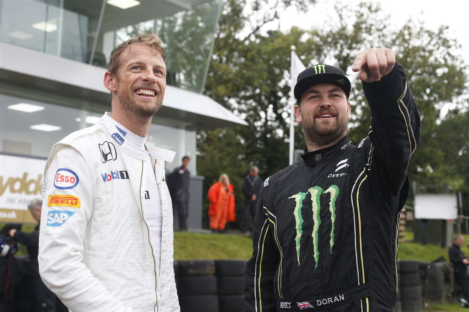 Button chats with current rallycross star Liam Doran