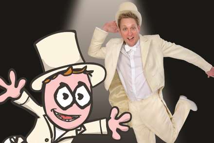 CBBC stars Little Howard and Big Howard are performing at the Gulbenkian Theatre in Canterbury on Saturday