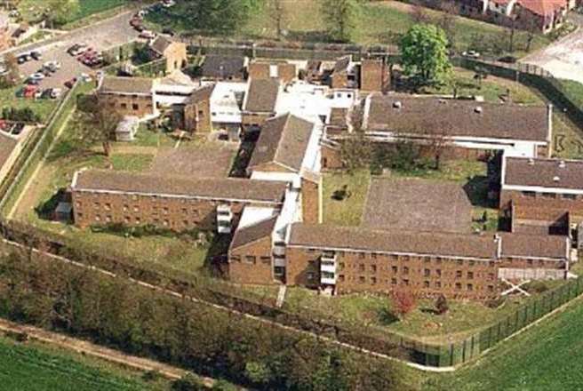 An aerial view of Rochester's Cookham Wood prison. Picture: Mike Gunnill