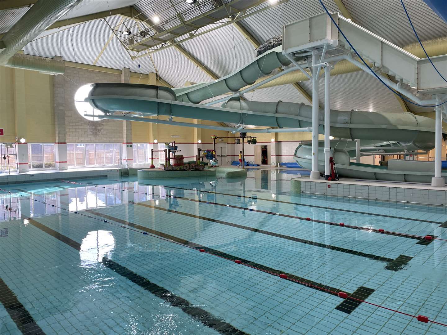 The swimming pool has been closed since the beginning of December