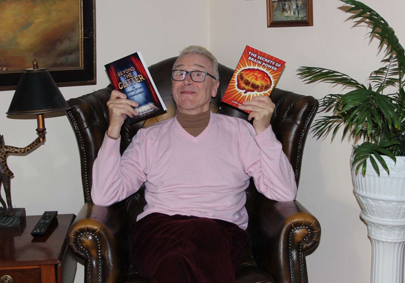 Paul Harris and his books. Picture: John Nurden