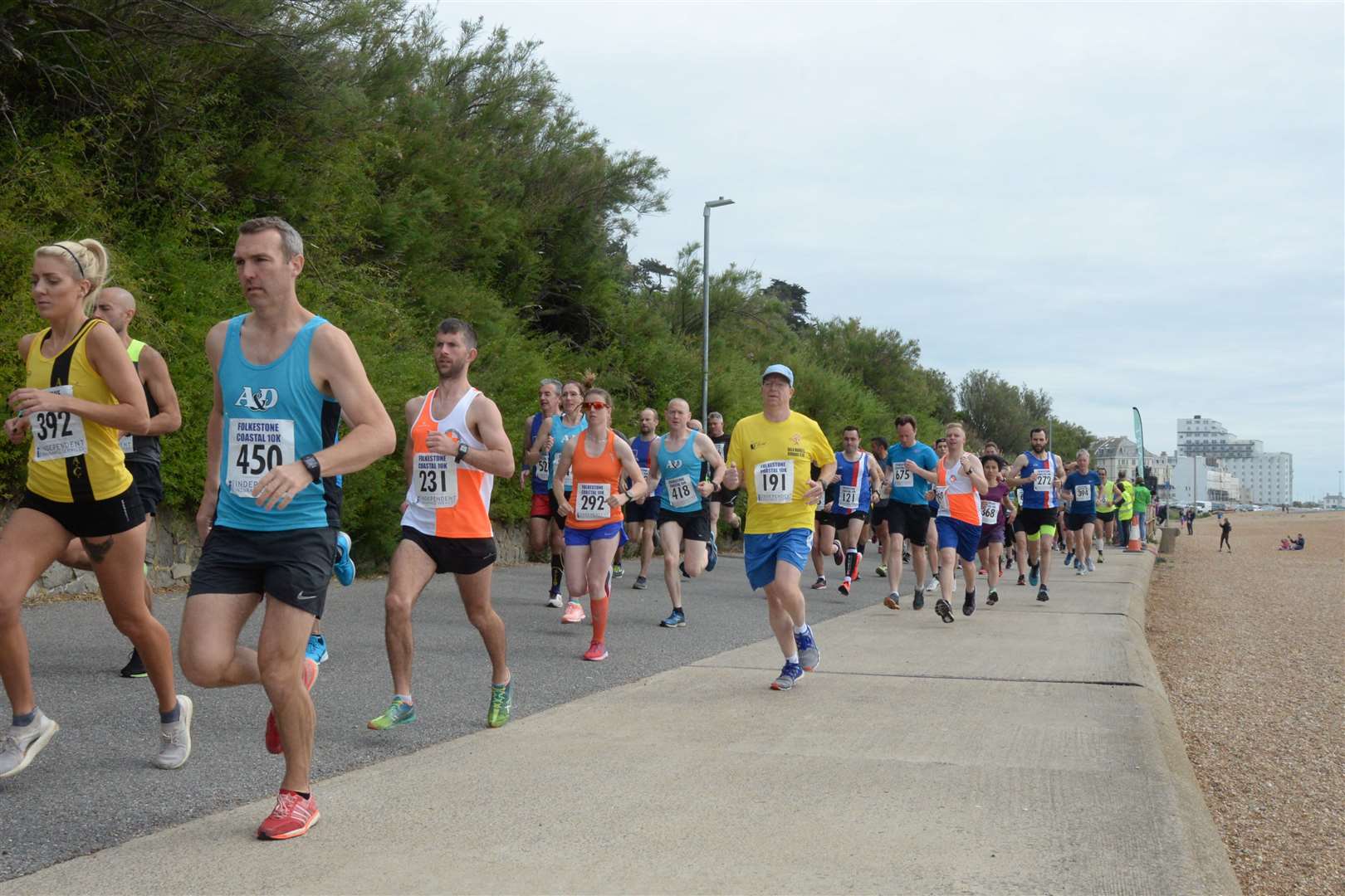 The 2019 Folkestone 10K run Picture: Chris Davey