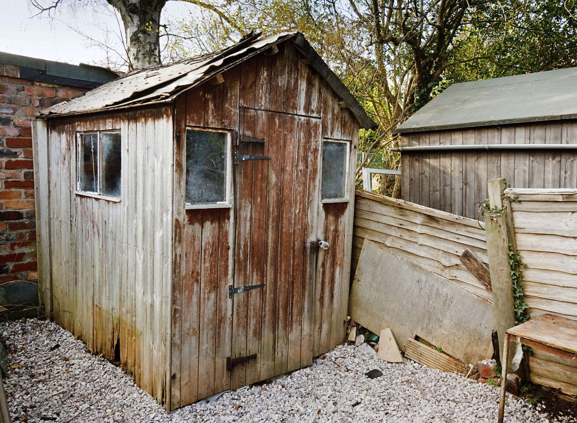 Stock picture of a shed