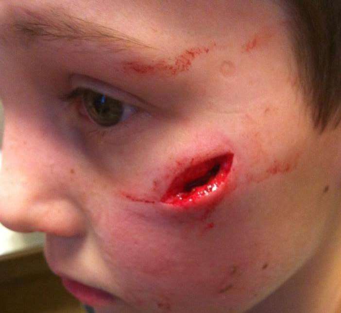 Mum Debbie Ingram spoke of her horror after her son was stamped on by a fellow pupil