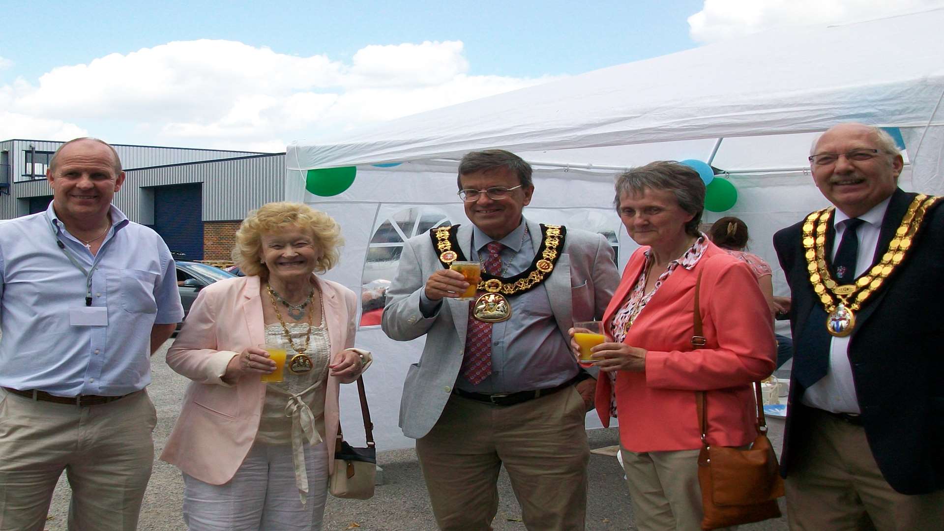 Both the Mayor and Mayoress of Tunbridge Wells and Tonbridge and Malling attended the event