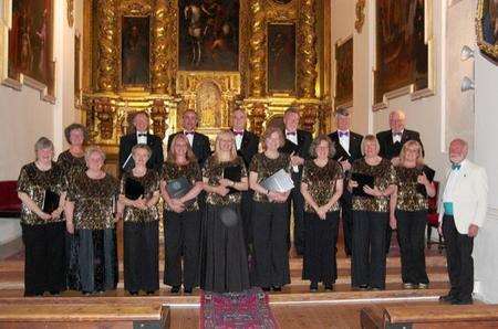 Maidstone singers at their Spanish concert