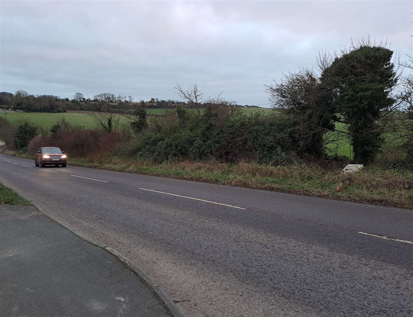 Station Road at St Margaret's-ar-Cliffe, which locals say needs a lower speed limit