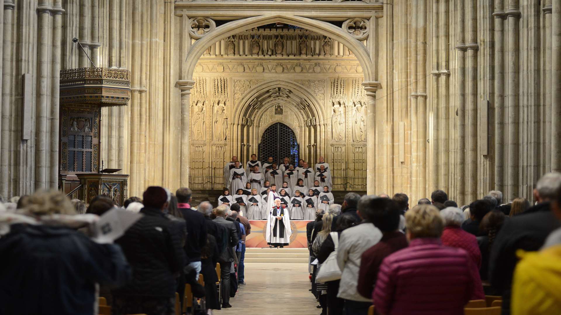 Canterbury Cathedral was packed for a special evensong celebrating the 300th anniversary of the Kentish Gazette