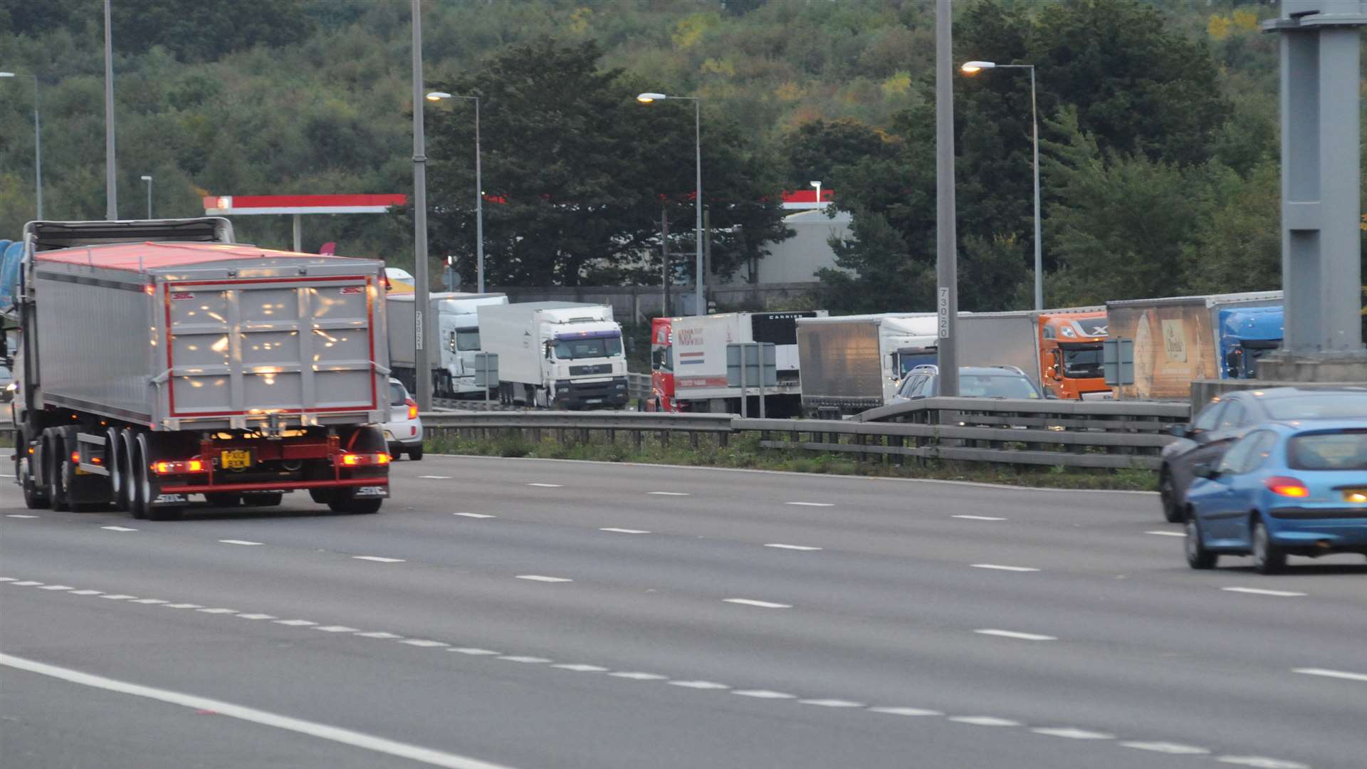 The multi-vehicle crash happened on the A2 between Gravesend and Strood, stock picture.