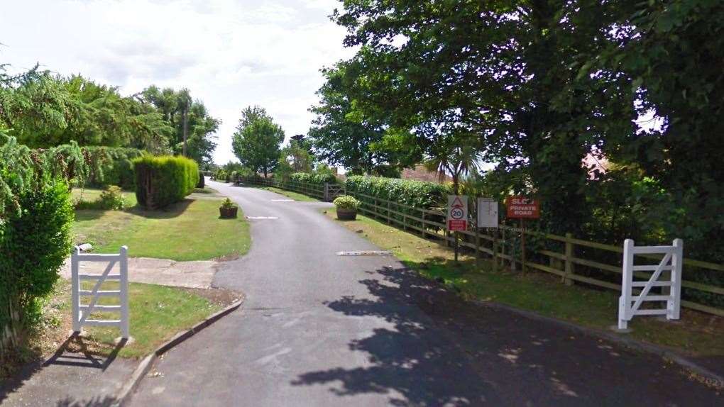 The incident happened on Cliff Road, Hythe. Photo: Google Street View