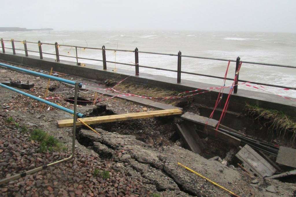 The line is expected to be closed until February. Picture: Network Rail
