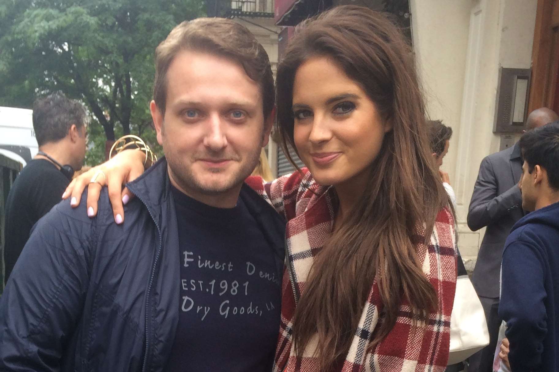 Forza founder and managing director Lee Smith with Made in Chelsea star Binky Felstead