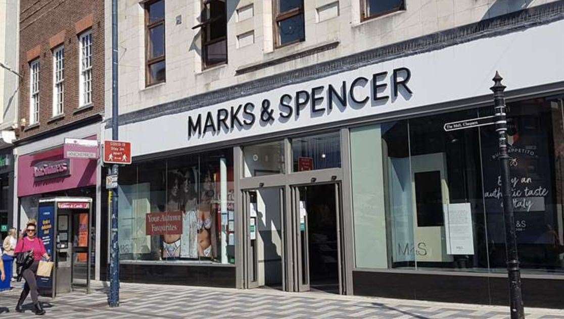 Marks & Spencer in Week Street, Maidstone, closed in 2022