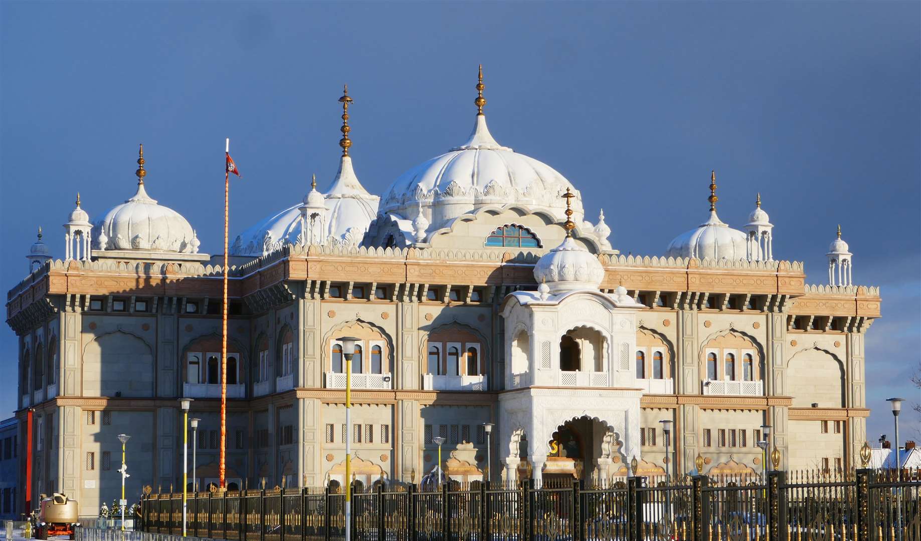 The 'assault' took place inside the gurdwara. Picture: Fraser Gray