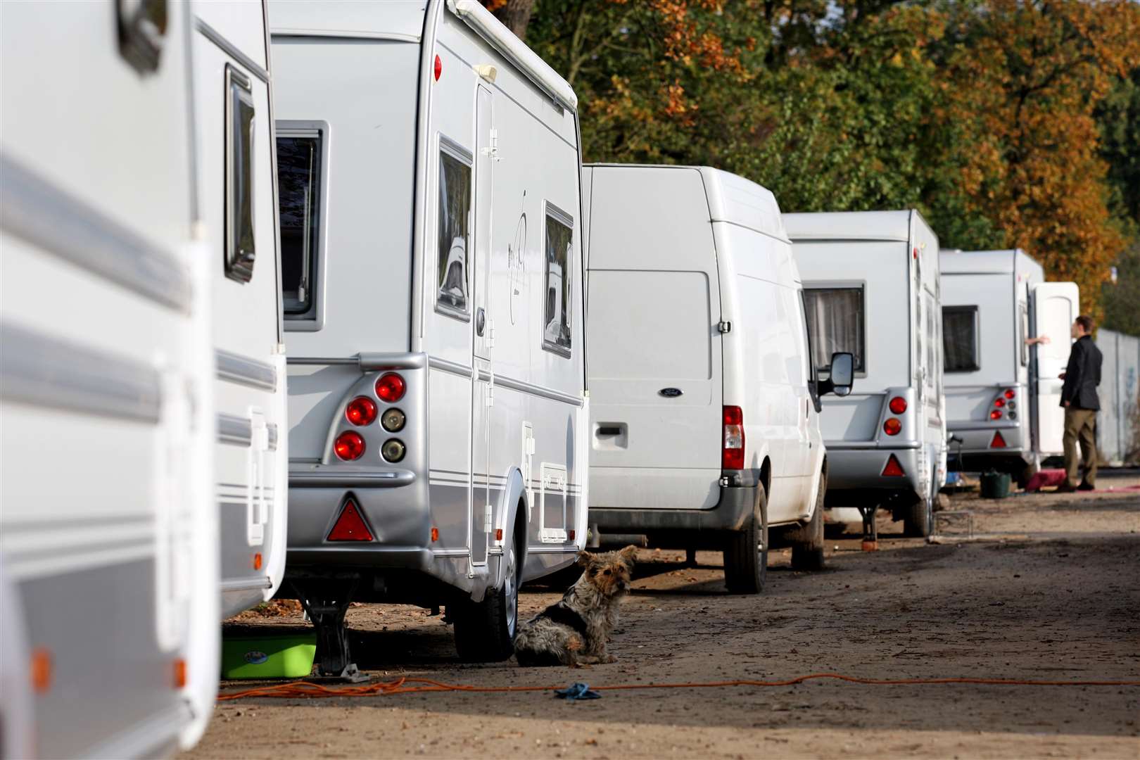 Almost 300 caravans were encamped without planning permission in Kent earlier this year.