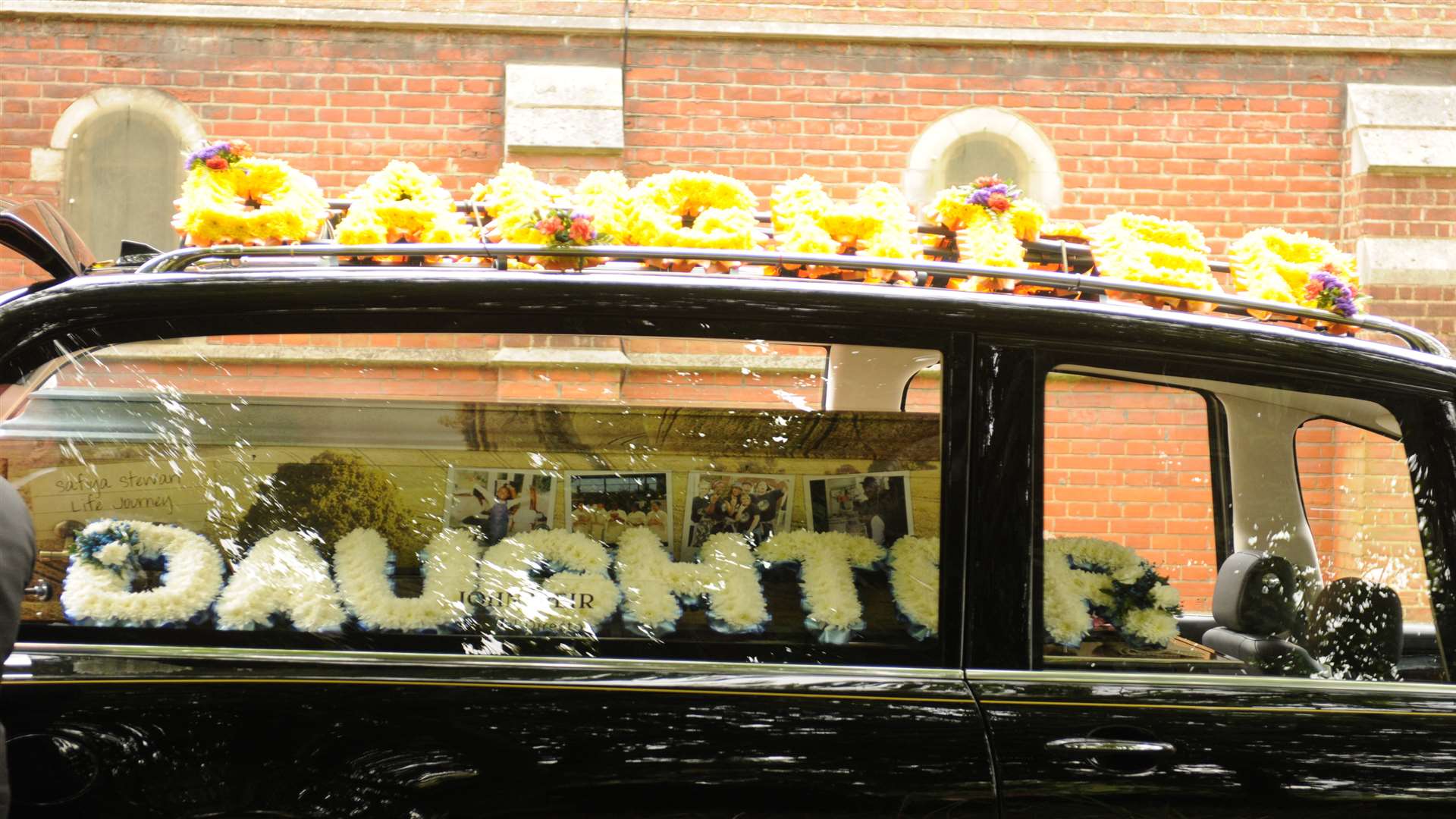 Safiya's hearse.