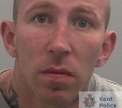 Perry Jackson has been locked up. Picture: Kent Police