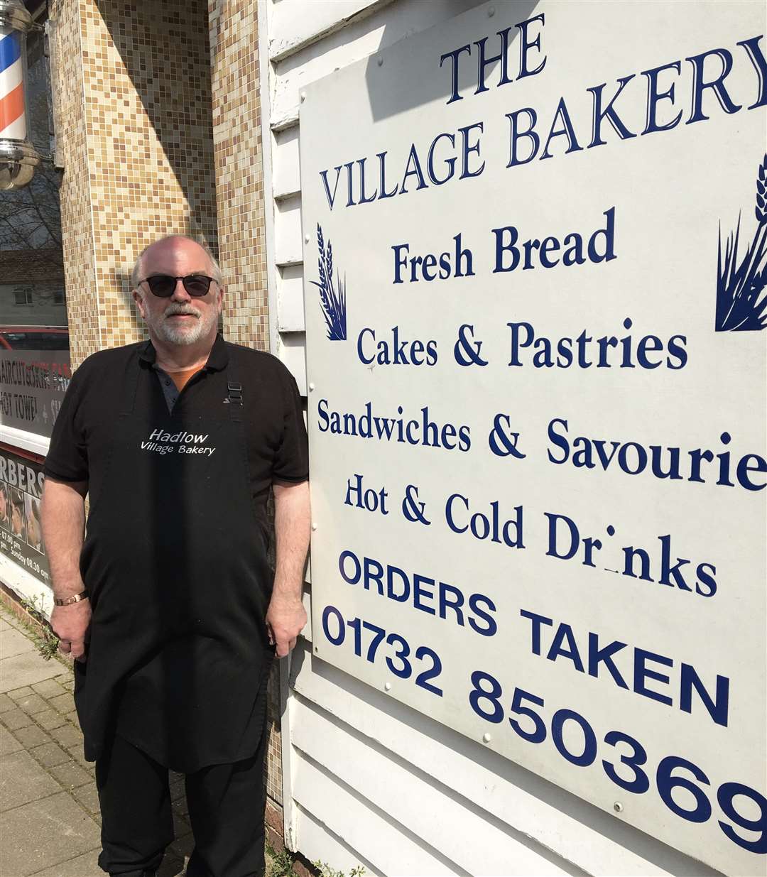 Martin Johnson, owner of The Village Bakery in Hadlow