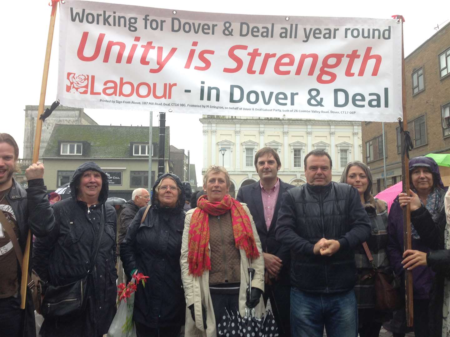Members of Dover and Deal Labour Party proud to say they welcome migrants