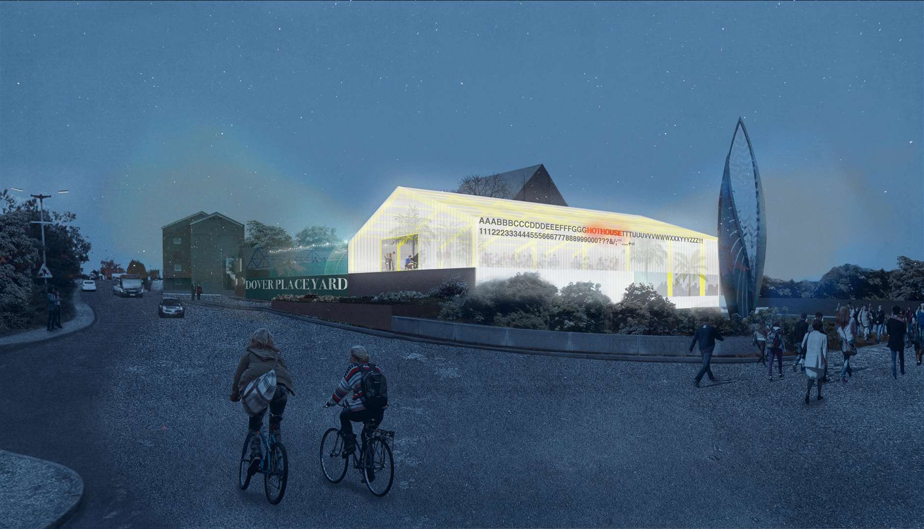 How the former Ashford Youth Theatre building could look at night